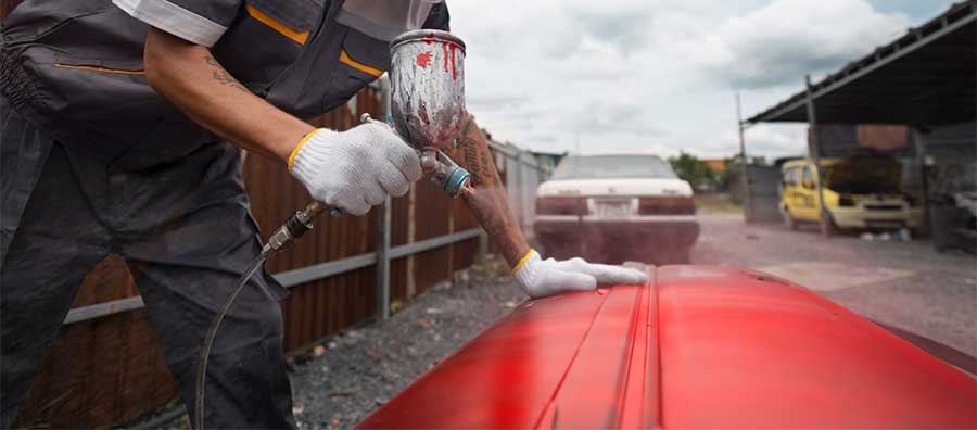 Industrial paint by Ashveda applied for factory and industrial use